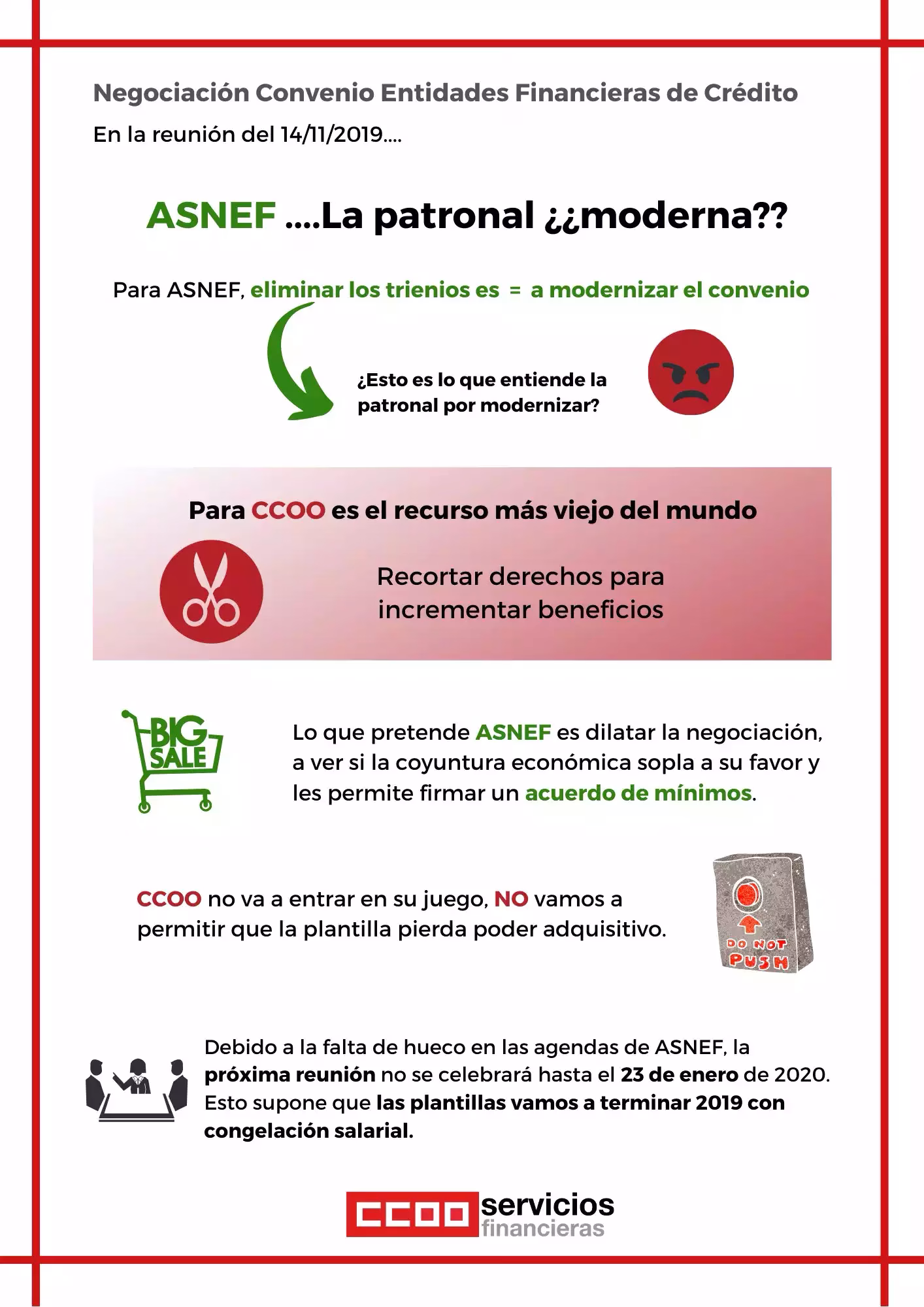 Negociacioon convenio financieras
