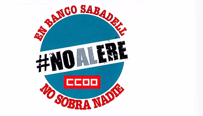 Movilizaciones contra el ERE en Banco Sabadell