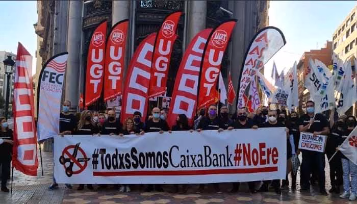 22 de junio: huelga y concentraciones en CaixaBank