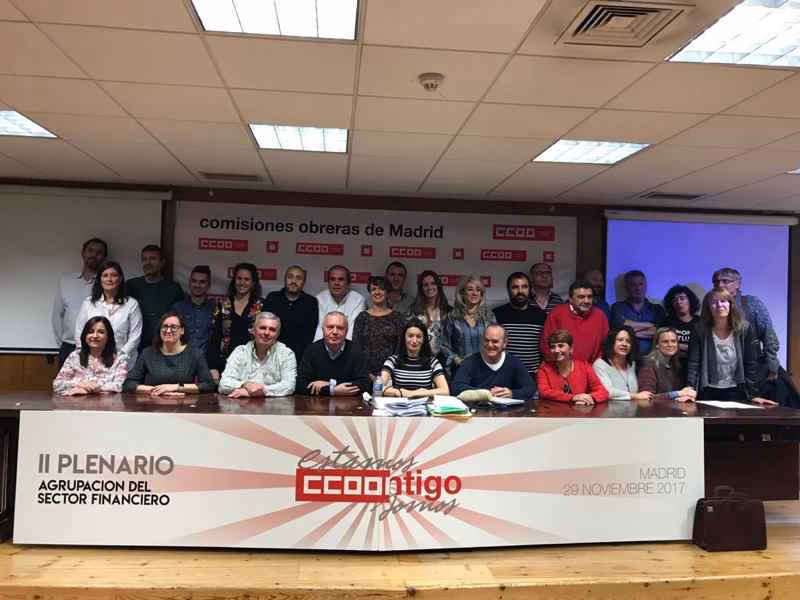 ejecutiva CCOO Sector finanaciero