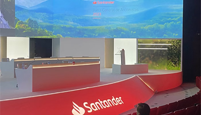 CCOO Banco Santander en la Junta General de Accionistas 2023